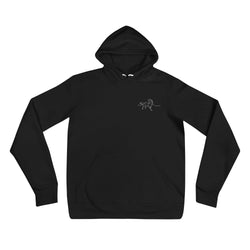 Embroidered Running Horses Unisex Hoodie
