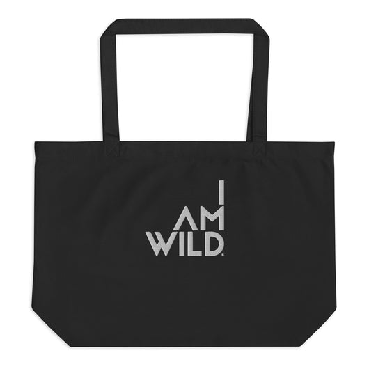 I AM WILD Large Logo Tote