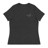 Embroidered Running Horses Women's Relaxed T-Shirt